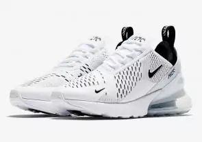 nike sportswear air max 270 trainers all white